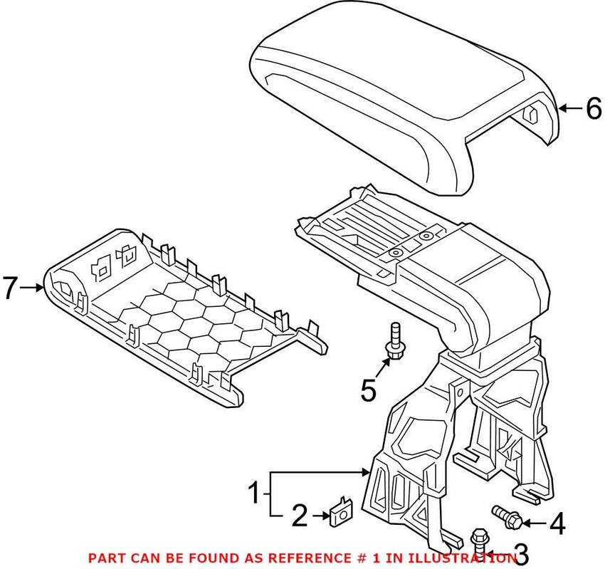 Audi Console Armrest